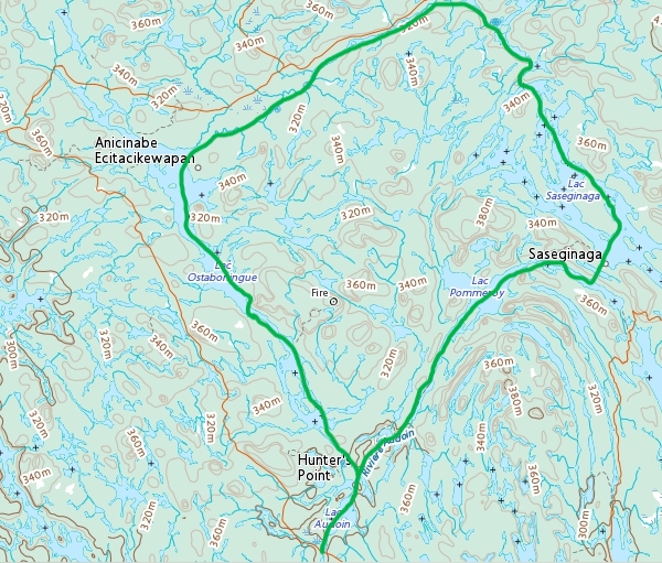 Overview map - The Anishnabe Loop