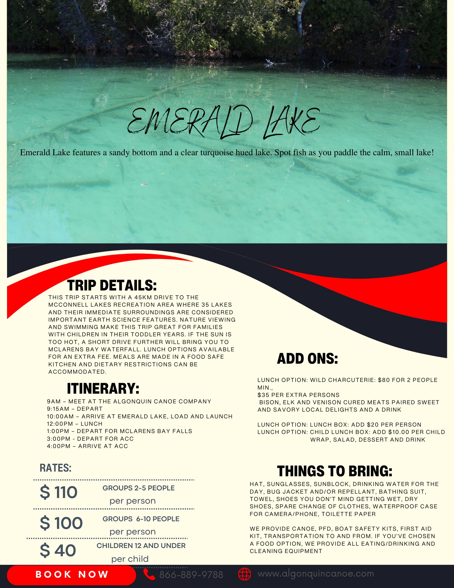 emerald tour
